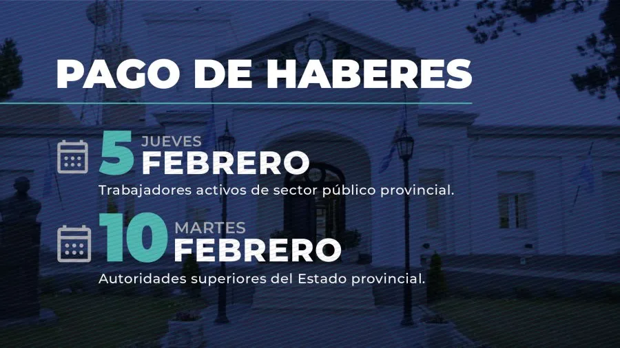 Este jueves 5 cobran los empleados públicos de Santa Cruz