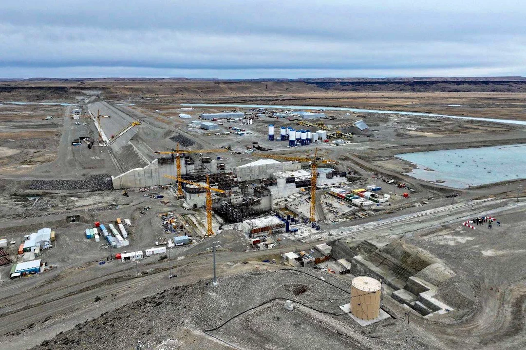 Se reactiva la construcción de la represa Jorge Cepernic en Santa Cruz