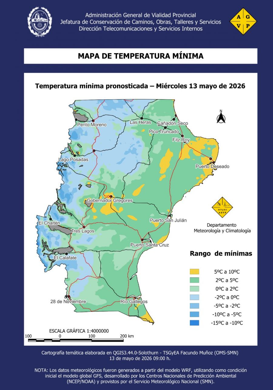 Vialidad Provincial monitorea el clima para garantizar la transitabilidad