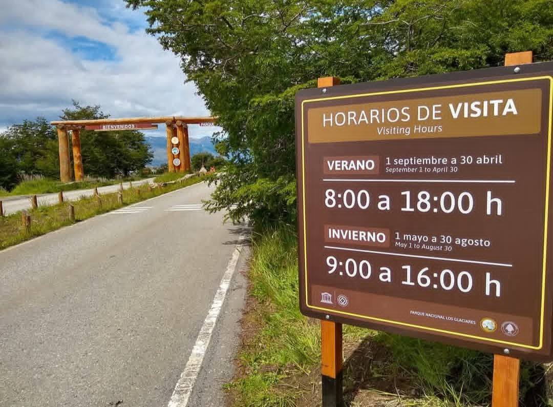 HORARIO INVERNAL Glaciar Perito Moreno