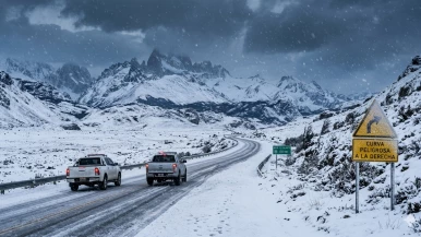 CLIMA Alerta amarilla por nevadas en Santa Cruz y frío: el pronóstico de las localidades y qué suced