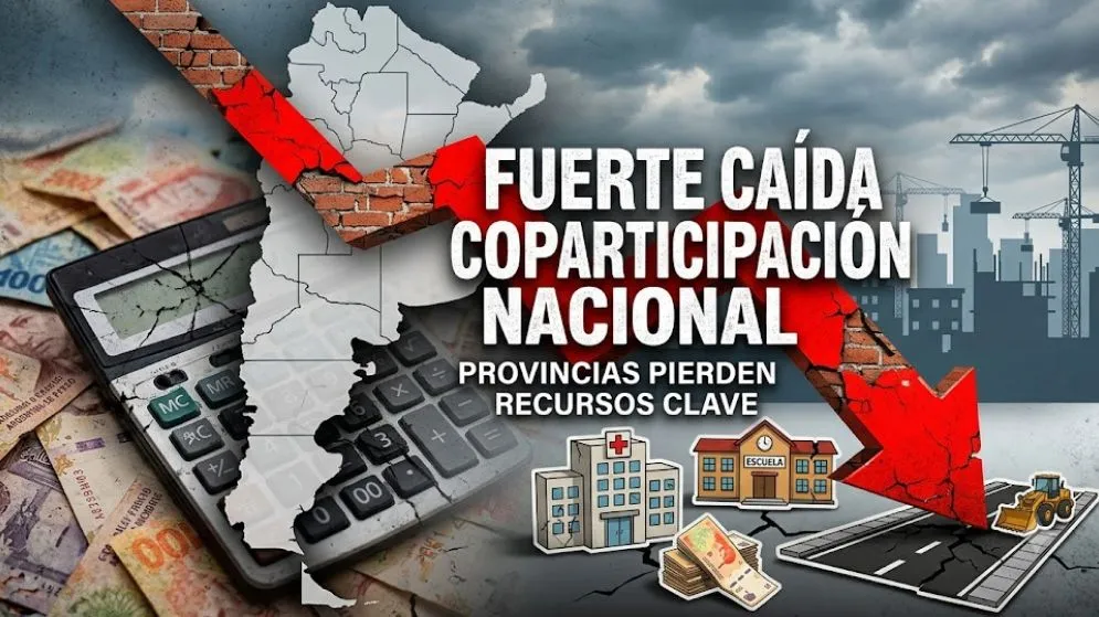 Informe Fuerte caída de la coparticipación de Nación: provincias dejaron de recibir casi 300.000 mil