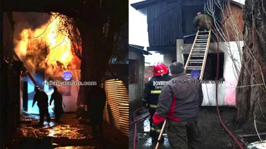 Incendio en pleno centro de El Calafate: una familia perdió todo